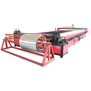 Metal Plasma Cutting Machine With Automatic Coil Feeding System For SS CS MS